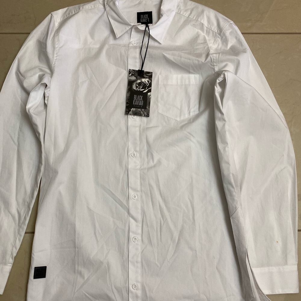 Black kaviar shirt size large